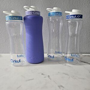 Cirkul Water Bottles Lot of 4 Reusable Drink Bottles Good Condition